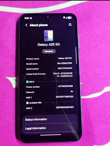 Samsung galaxy A25 5g