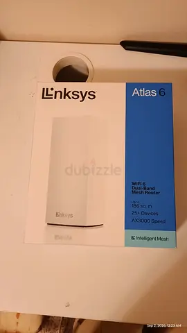 Linksys Atlas 6 AX3000 WiFi 6 Dual-Band Mesh Router - Sealed Box