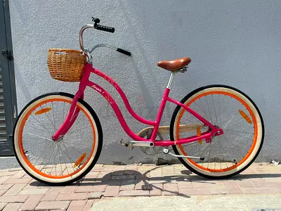 Aluminium Giant brand Beach cruiser Bike Thick tyres size 26 Back pedals brake Fully serviced JVC