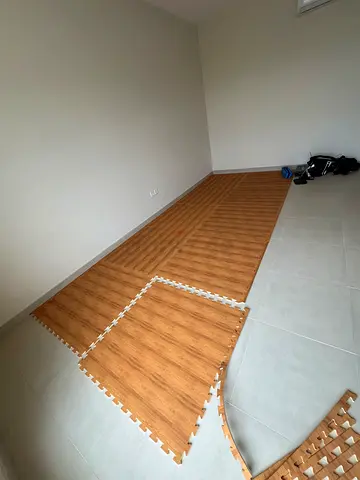 Interlocking Wood-Style Foam Floor Tiles (Easy Install) - 10 pcs