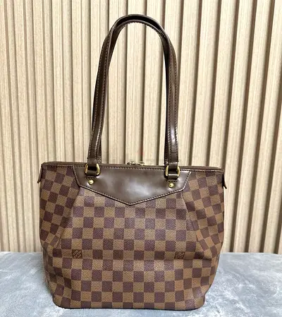 Preloved Louis Vuitton STYLE Damier Ebene MM tote