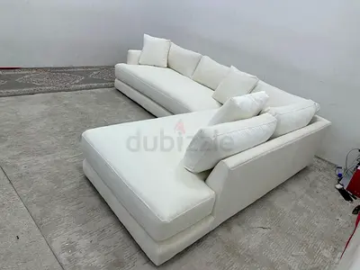 Same like new condition west elm lshape sofa