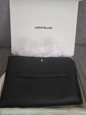 Montblanc Black Leather Document Case