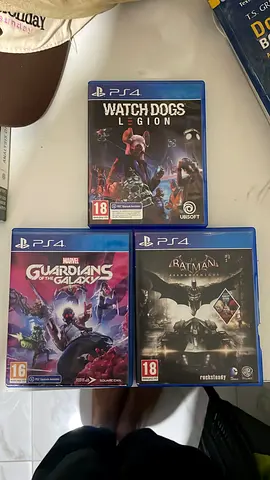 Bundle of 3 PS4 Games: Watch Dogs Legion, Batman Arkham Knight, Guardians of the Galaxy