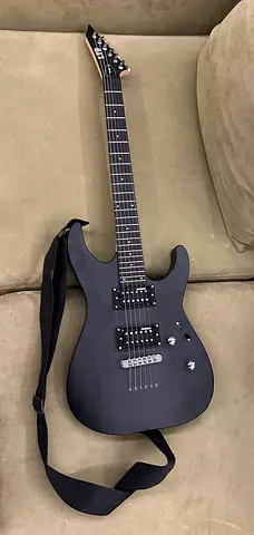ESP LTD Electric Guitar in Matte Black
