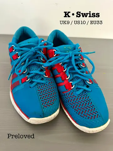 K-Swiss Men's Blue Athletic Sneakers UK9 / US10 Preloved