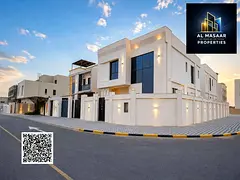 Directly behind the amenities | Own a luxury corner villa in Al Zahia, Ajman | 5 master bedrooms | A