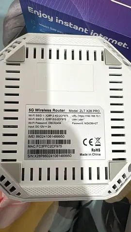 4G/5G Wireless Router with Power Adapter