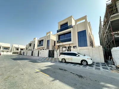 Villa with ( lift ) for sale|ajman|al zahia area|7 master rooms, majlis, hall, roof|freehold|price included Central A\C, water and electricity fees.