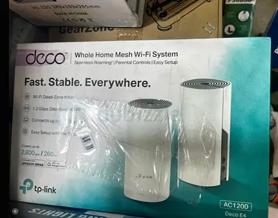 TP-Link Deco E4 AC1200 Whole Home Mesh Wi-Fi System (2-Pack) - Wi-Fi Dead-Zone Killer