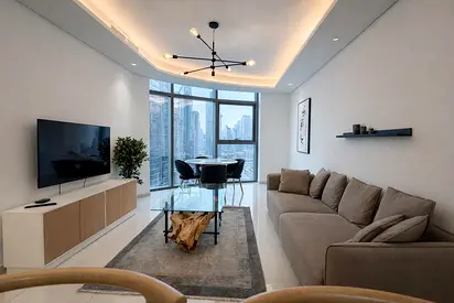 High Floor 2BR with infinity pool and Burj View in Business Bay