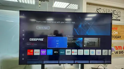 Geepas 65" Smart LED TV (webOS) - Flawless Working Condition