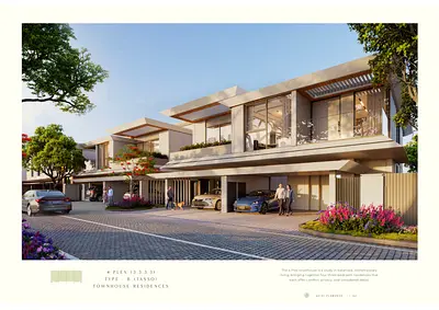Modern 3BR Townhouse for Sale | Azizi Florence, Sharjah