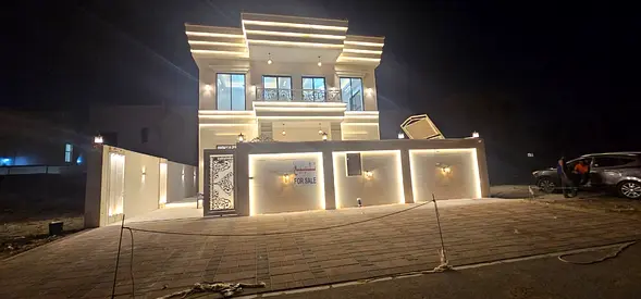 فيلا جديده للبيع في منطقة الزاهيه تشطيبات مودرن وراقيه جدا موقع ممتاز بسعر لقطه