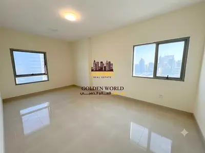 1BR apartment in Al Majaz 1 for AED 35,000/year. Free AC, master bedroom, storage room, 2 bathrooms, gym, pool, 24/7 security, Tabby/Tamara.