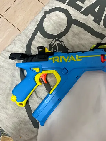 Nerf rival toy gun with ammo