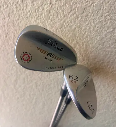 Titleist Vokey SM5/SM6  56 and 62 Golf Wedges - Used, Good Condition