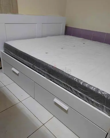 Ikea brimnes bed with mattress King size bed