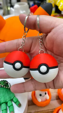 3D Print Pokemon Ball Keychain