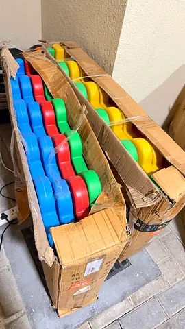 Colorful Interlocking Plastic Play Fence for Kids - Indoor/Outdoor Playpen Panels