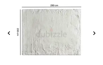 Tiffany Luxury Comfort Fur Rug 200x290cm - Ivory