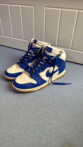 Nike Dunk High Royal Blue / Vintage White - Size 10.5 US
