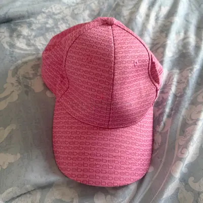 Pink Bebe Monogram Baseball Cap