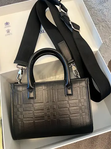 Burberry Black Leather Handbag