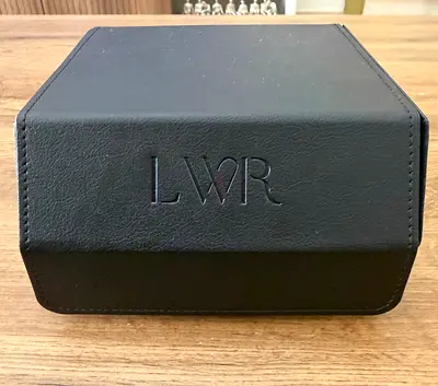 Leather watch box
