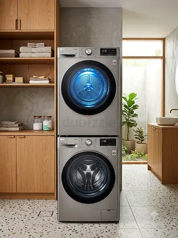LG Front-Load Washing Machine & Dryer Set – ThinQ Inverter | Excellent Condition
