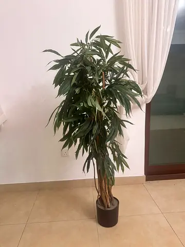 Tall artificial potted tree - good condition
