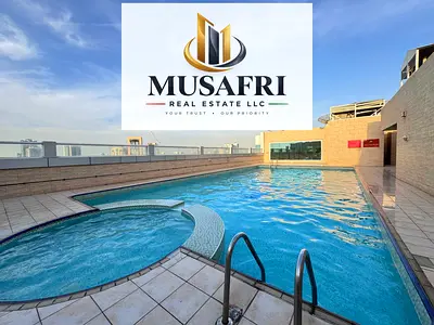 NO COMMISSION/1MONTH FREE/GYM POOL KIDS PLAY AREA/AL TAAWUN SHARJAH
