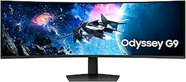 Samsung Odyssey CG9 49 Inch 240Hz Curved Ultrawide Gaming Monitor DQHD 5120x1440 1ms G-Sync