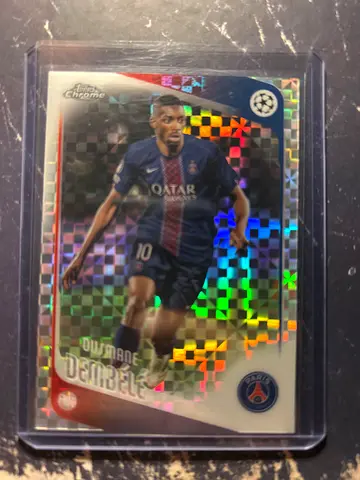 Ousmane Dembélé Topps Chrome X-Fractor – PSG