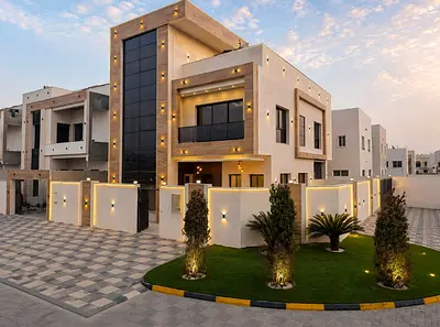 luxury 6 bedroom villa with swimming pool for sale in prime location at zahya ajman including regis