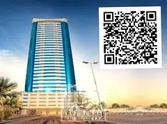 2BR Apartment for Rent | Conqueror Tower, Ajman | 1,600 Sq.Ft. | Open View