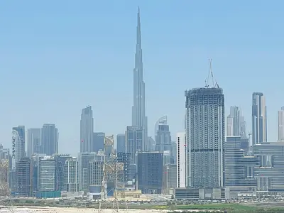 🌆 STUNNING BURJ KHALIFA VIEW | HUGE CHILLER-FREE STUDIO | All Amenties Are Available | PRIME MEYDAN LOCATION