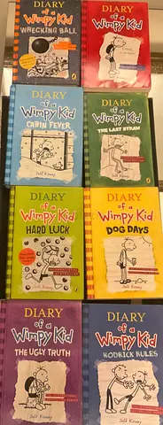 Diary of a Wimpy Kid book pack of 8 New condition