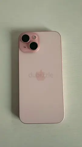 Apple iPhone 15 (pink) - good condition, dual camera back