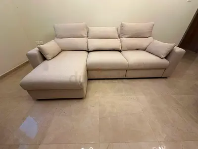 Same Like New Condition ikea Eskilstuna L shape sofa bed with storage