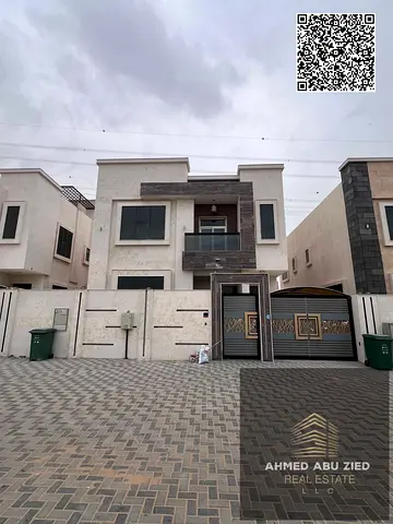 فيلا للإيجار السنوي في الياسمين مقابل شارع محمد بن زايد، تضم 5 غرف نوم ماستر، مجلس واسع، صالة، غرفة خادمة، مطبخ تحضيري، ستور، بلكونة، تكييف مركزي، مظل