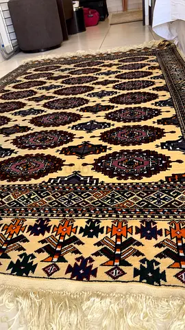 Authentic Persian Style Carpet with Geometric Patterns