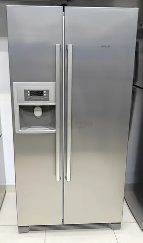 Bosch Side By Side With Ice Maker Refrigerator Stainless Steel