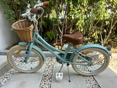 Kids Blue Bicycle with Basket — Good Condition