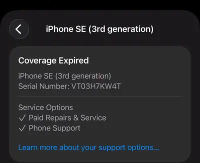 iPhone SE (3rd generation) 5G