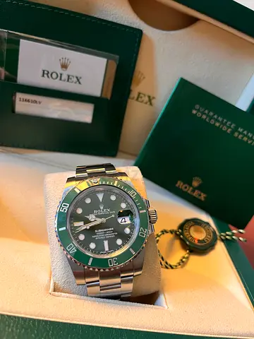 Rolex hulk 116610 LV year 2020 box and papers