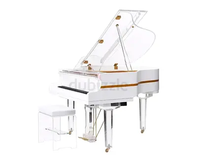 HEINRICH HGP-152A CRYSTAL GRAND PIANO – WHITE With Built-in Self-Playing System | Brand New