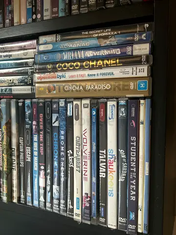 DVDs for sale
