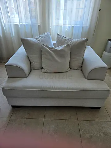 The One White Sofa Set – 3-Seater + 1-Seater