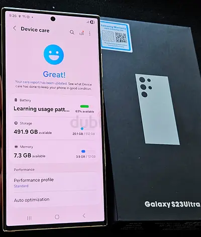 Samsung S23 Ultra 5G 
512GB/12GB 
Everything Working